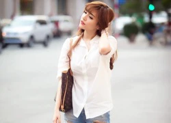 Diện short jean trẻ trung, sexy như sao Việt