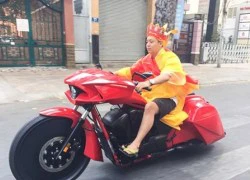 'Đường Tăng' lái Honda Fury độ trống đồng ở Sài Gòn