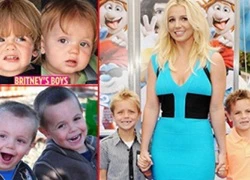 Hai nhóc tỳ nhà Britney Spears càng lớn càng &#8216;phá nét&#8217;