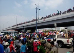 Hàng ngàn công nhân Công ty PouYuen tiếp tục đình công