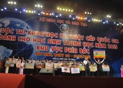 Hôm nay, 371 học sinh tranh tài ở cuộc thi khoa học kỹ thuật phía Bắc