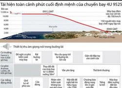 [Infographics] Tái hiện phút cuối định mệnh của chuyến bay 4U 9525