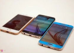 iPhone 6 so dáng với 2 chiếc Galaxy S6