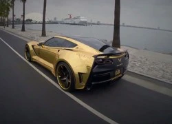 Loá mắt trước Corvette Stingray mạ vàng cả tỷ đồng