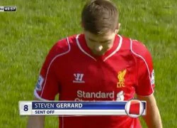 Những bình luận vui về chiếc thẻ đỏ của Gerrard