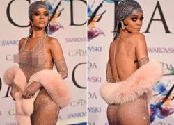 Những pha hở bạo nóng mắt của Rihanna trên thảm đỏ