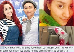 Phan Hiển đến thăm Khánh Thi trong bệnh viện sau scandal tình cảm