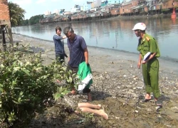 Phát hiện thi thể thanh niên lẫn trong bùn dọc bờ kênh