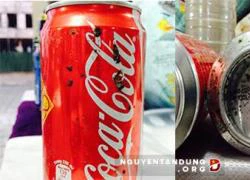 Phát hiện thùng Coca-Cola có những chấm đen lạ