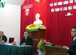 Phó Thủ tướng Vũ Đức Đam làm việc tại Đại học Huế