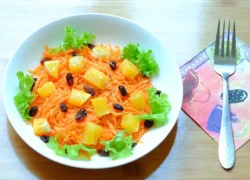 [Chế biến] &#8211; Salad cà rốt, cam cho nàng đẹp da, đẹp dáng