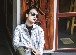 Street style cá tính của Trang Khiếu