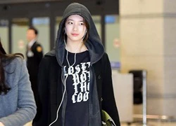 Suzy (Miss A) dù mệt mỏi vẫn cố tươi cười, đọ sắc cùng Sistar