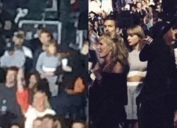 Taylor Swift được Calvin Harris ôm eo, nắm tay khi xem concert