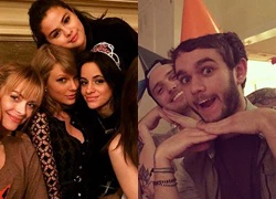 Taylor Swift, Selena Gomez và Zedd khoe ảnh dự tiệc cùng nhau