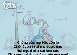 Thơ vui: Thư dặn dò con gái độc thân của mẹ