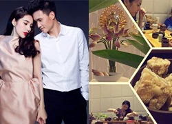 Thủy Tiên tự tay pha trà cho Công Vinh, hạnh phúc thư giãn ngày cuối tuần