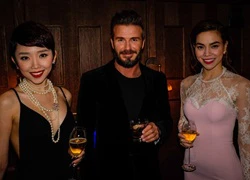 Tóc Tiên &#8211; Hà Hồ quyến rũ bên cạnh David Beckham