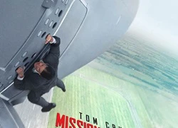 Tom Cruise treo mình trên máy bay trong "Nhiệm Vụ Bất Khả Thi 5"