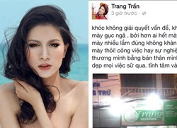 Trang Trần lần đầu chia sẻ sau scandal trên trang cá nhân