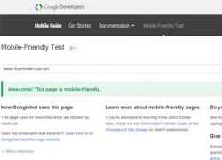 Trang web hỗ trợ tốt cho mobile sẽ được Google 'ưu ái'