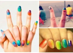 Vẽ nail đa sắc chỉ với 5 bước đơn giản