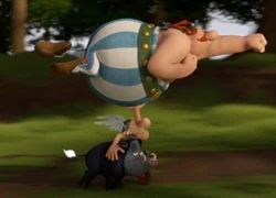 Asterix dùng đầu chiến binh phá cổng thành trong phim mới