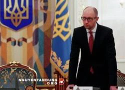 Chính trị gia Ukraine kêu gọi thủ tướng &#8220;diều hâu&#8221; Yatsenyuk từ chức