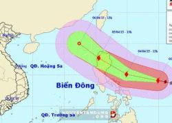 Công điện khẩn đối phó cơn bão Maysak gần biển Đông