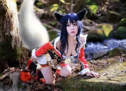 Cosplay Ahri xinh đẹp giữa núi rừng