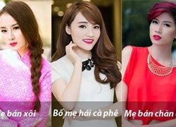 Cuộc sống vất vả mưu sinh của bố mẹ sao Việt