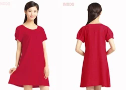 Đầm oversized Red kiểu cách