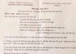 Hit &#8216;Thái Bình mồ hôi rơi&#8217; của Sơn Tùng M-TP vào đề văn