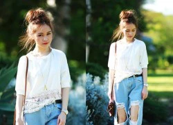 Học phối đồ cho nàng chân ngắn từ hot blogger