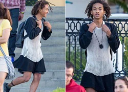 Jaden Smith gây sốc khi mặc váy ra đường