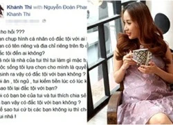 Khánh Thi phản ứng quyết liệt vì bị "ném đá" về chuyện tình cảm