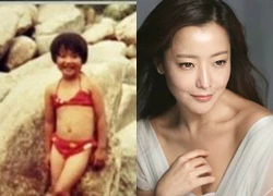 Kim Hee Sun ngày bé mũm mĩm, đáng yêu