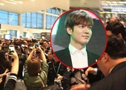 Lee Min Ho bị fan vây kín khi vừa xuất hiện tại sự kiện