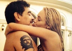 Maradona và bồ trẻ say sưa khiêu vũ