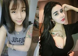 Mẫu teen Trung Quốc gây sốc với khuôn mặt thẩm mỹ quá đà