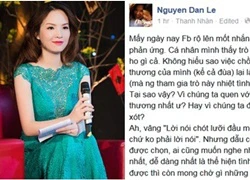 MC Đan Lê: "Em yêu anh - Đừng share và chơi trò vô bổ đó nữa"