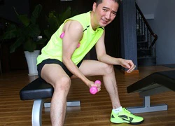 Mr. Đàm đi tập gym và làm đẹp trước liveshow