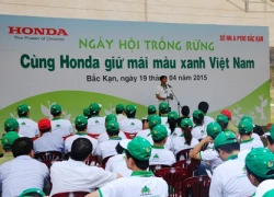 Ngày hội trồng rừng Honda 2015 tại Bắc Kạn