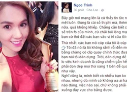 Ngọc Trinh lần đầu lên tiếng về lùm xùm cúp giả tại Hàn Quốc