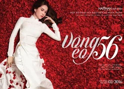 Ngọc Trinh mặc áo dài trắng thuần khiết trên poster phim "Vòng Eo 56"