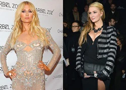 Paris Hilton vòng một lép kẹp bất thường