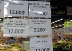 Rau vào siêu thị - liệu có sạch?