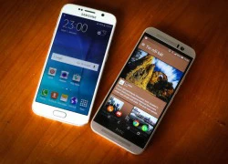 Samsung Galaxy S6 và HTC One M9 đọ dáng