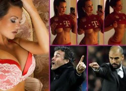 Siêu mẫu playboy cởi đồ động viên Guardiola