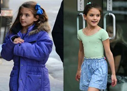 Suri Cruise ngày càng gầy guộc